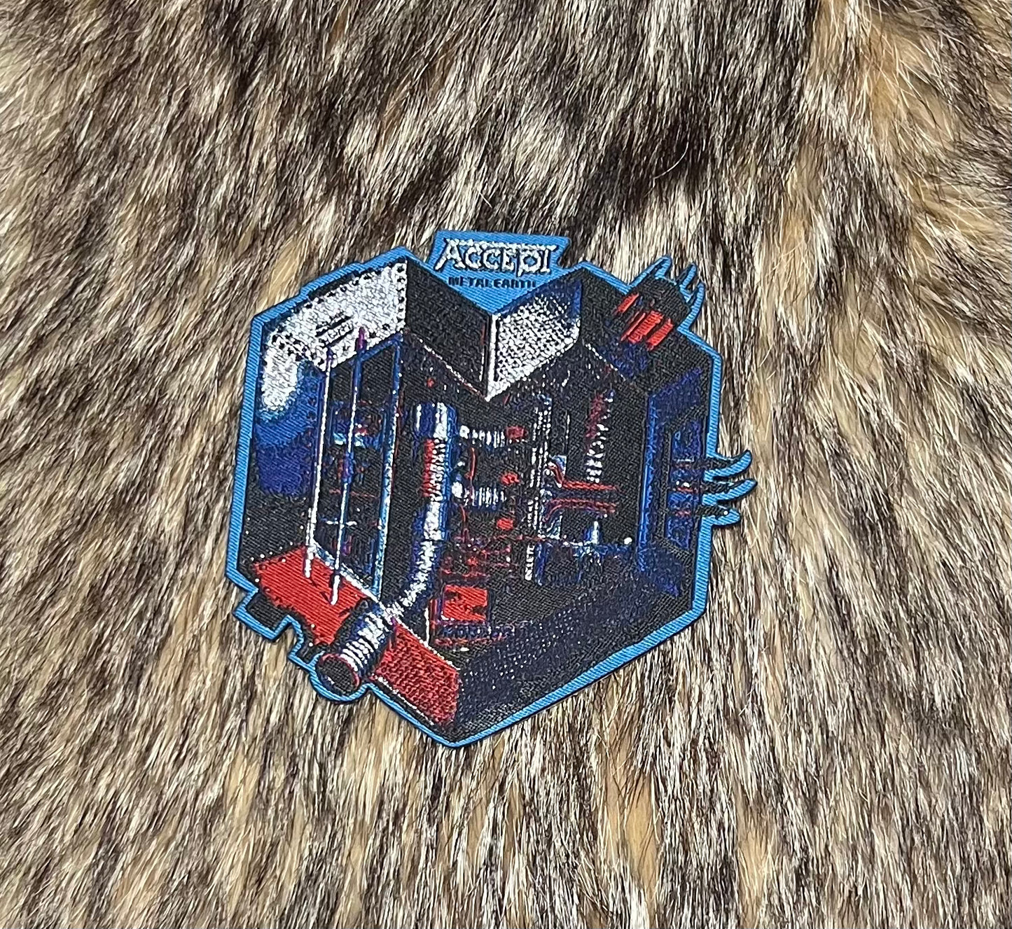 Accept - Metal Heart Cut Out Patch