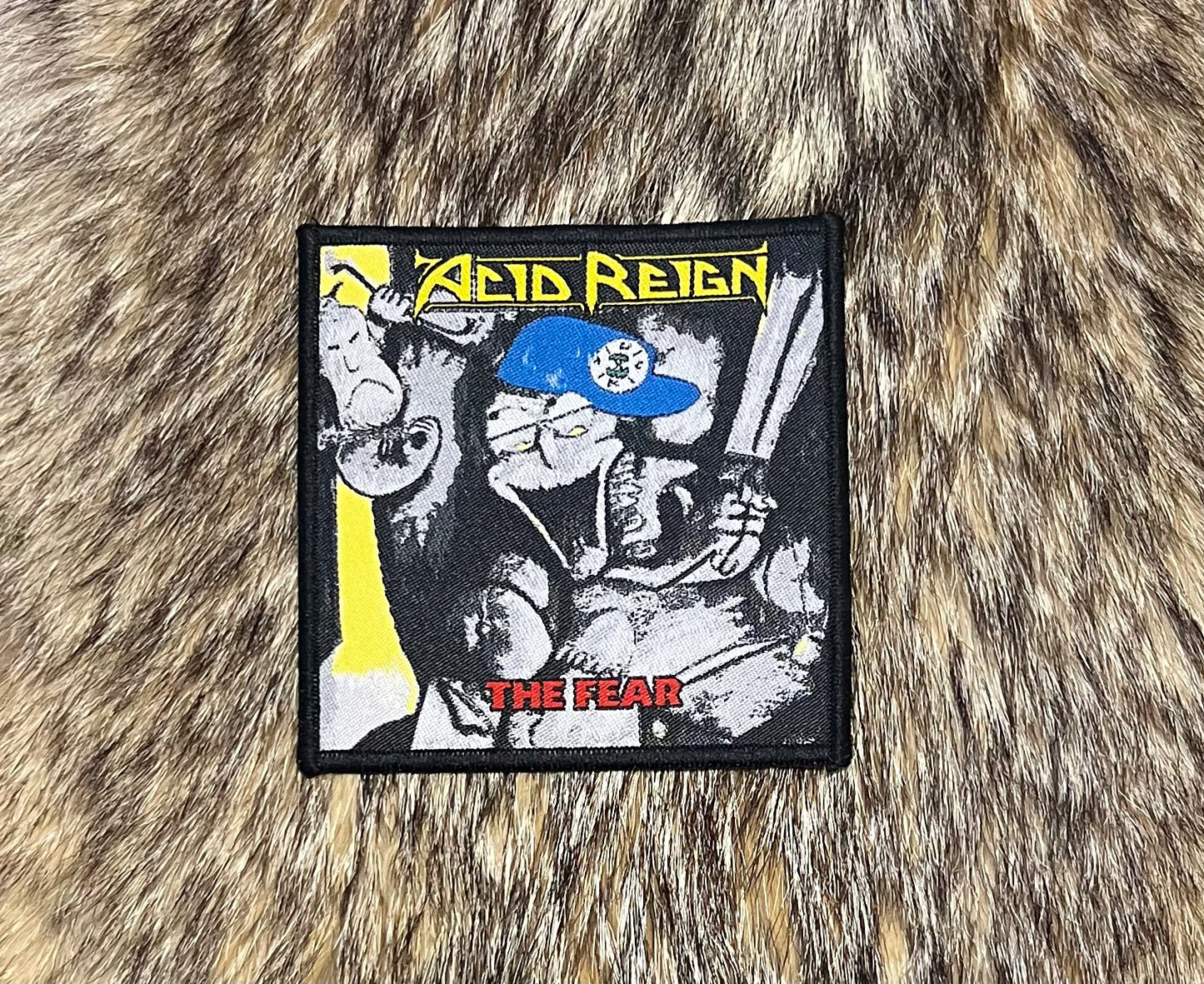 Acid Reign - The Fear Square Patch