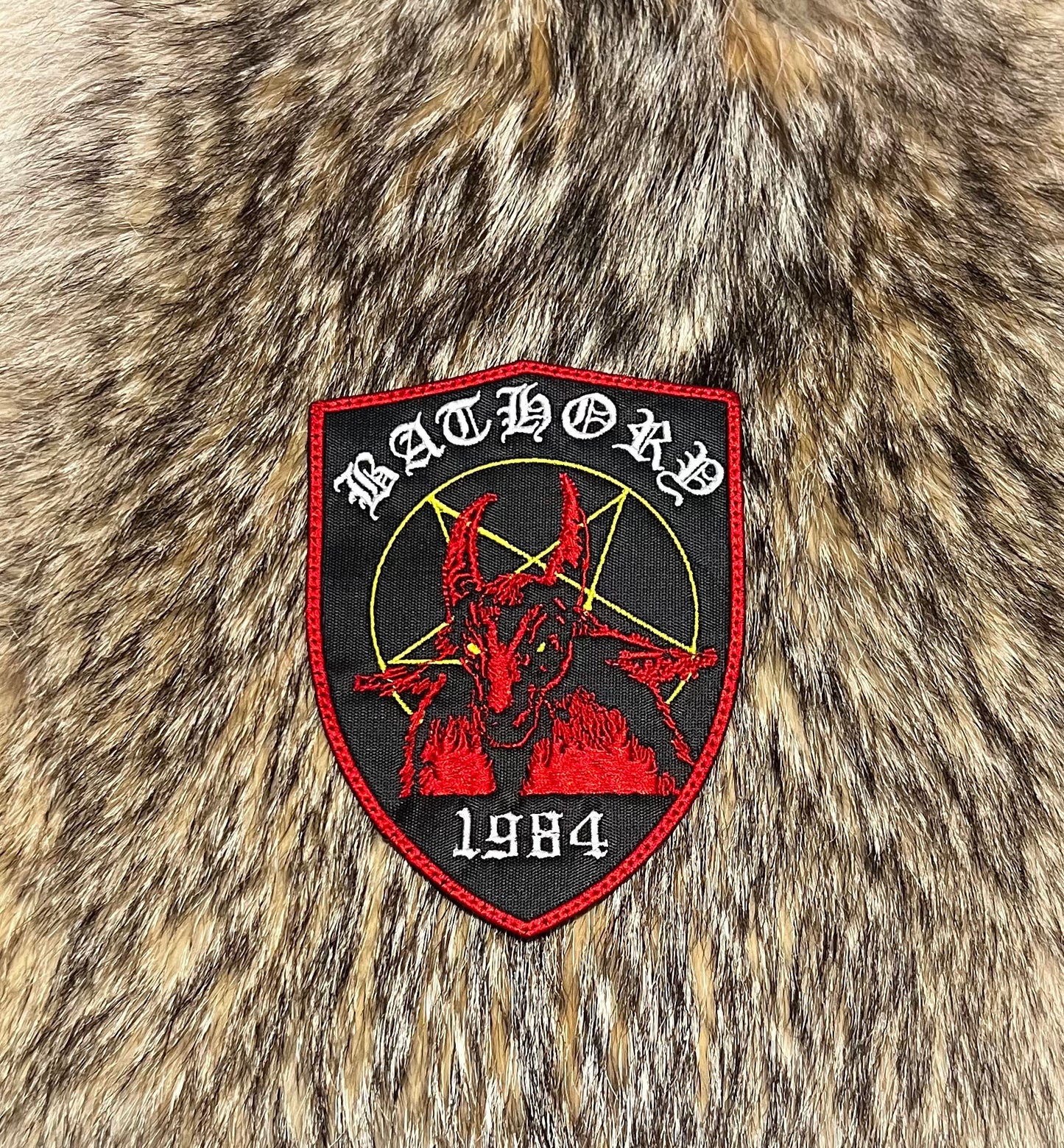 Bathory - 1984 Goat Shield Patch