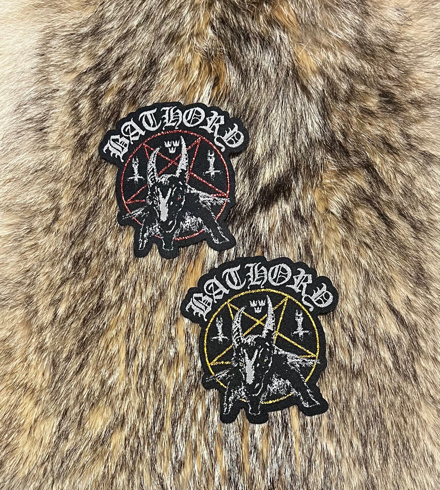 Bathory - Goat Pentagram Cut Out Patch