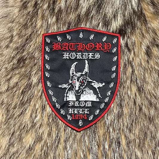 Bathory - Hordes From Hell 1984 Shield Patch