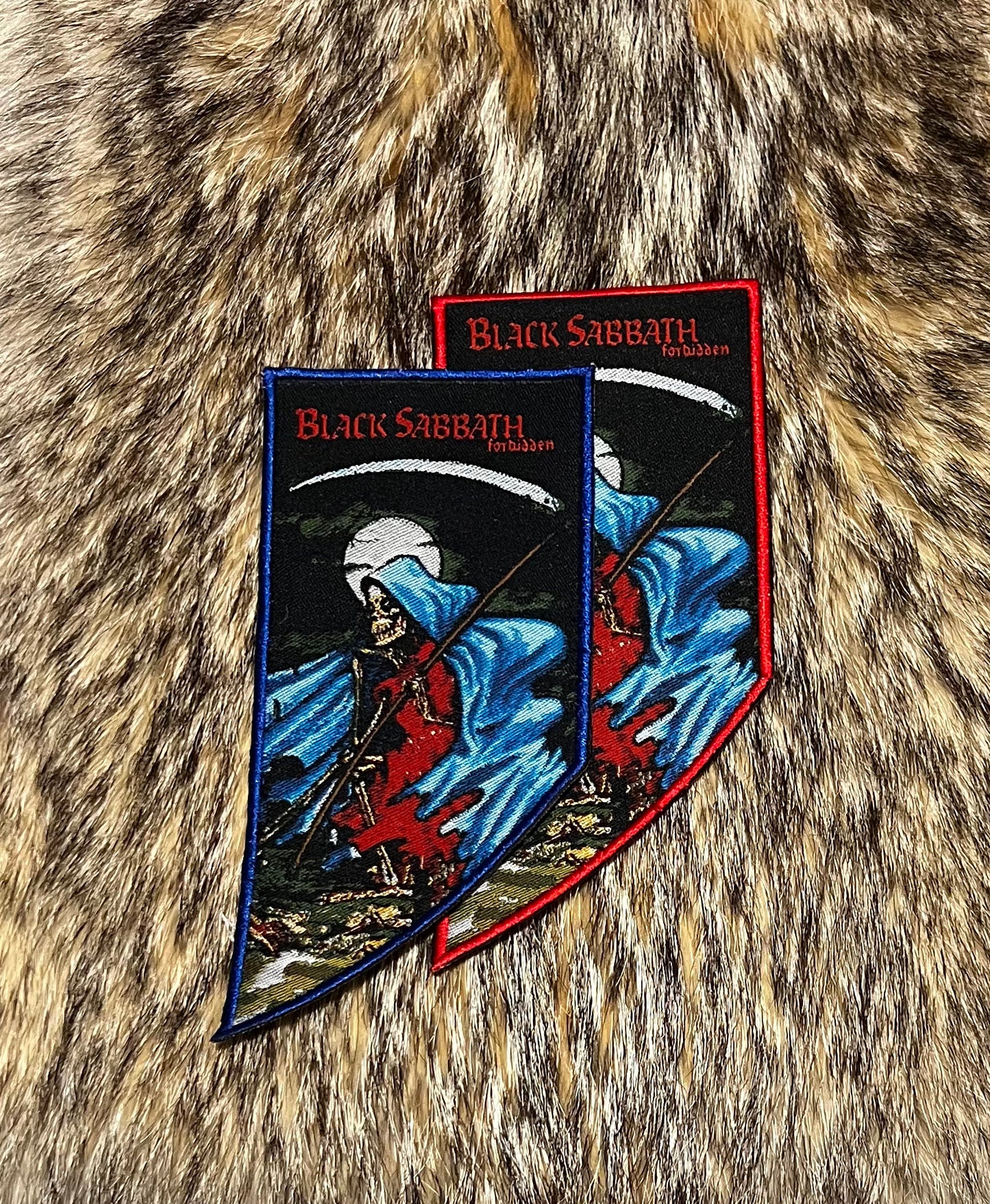 Black Sabbath - Forbidden Red Logo Patch