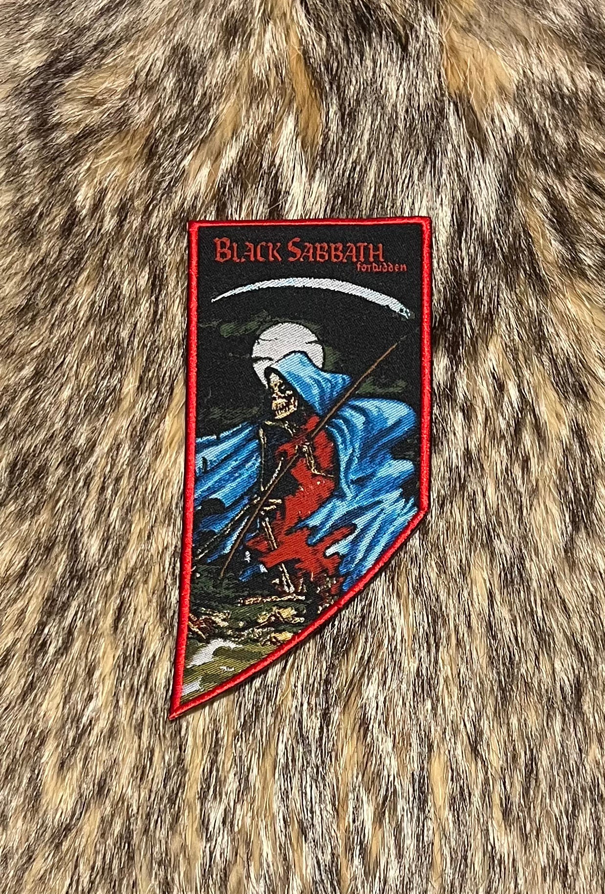 Black Sabbath - Forbidden Red Logo Patch