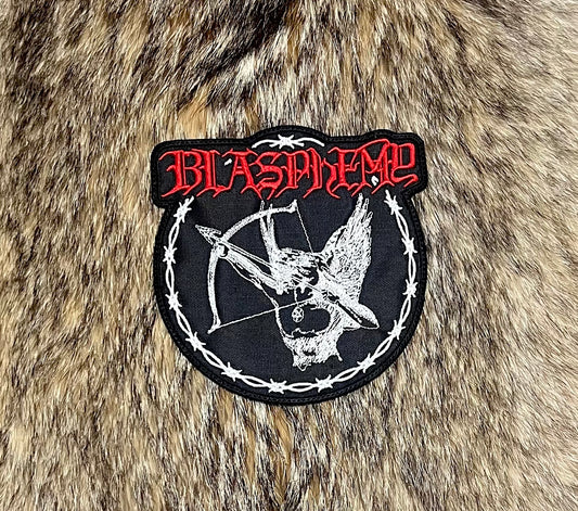 Blasphemy - Fallen Angel Of Doom Cut Out Patch