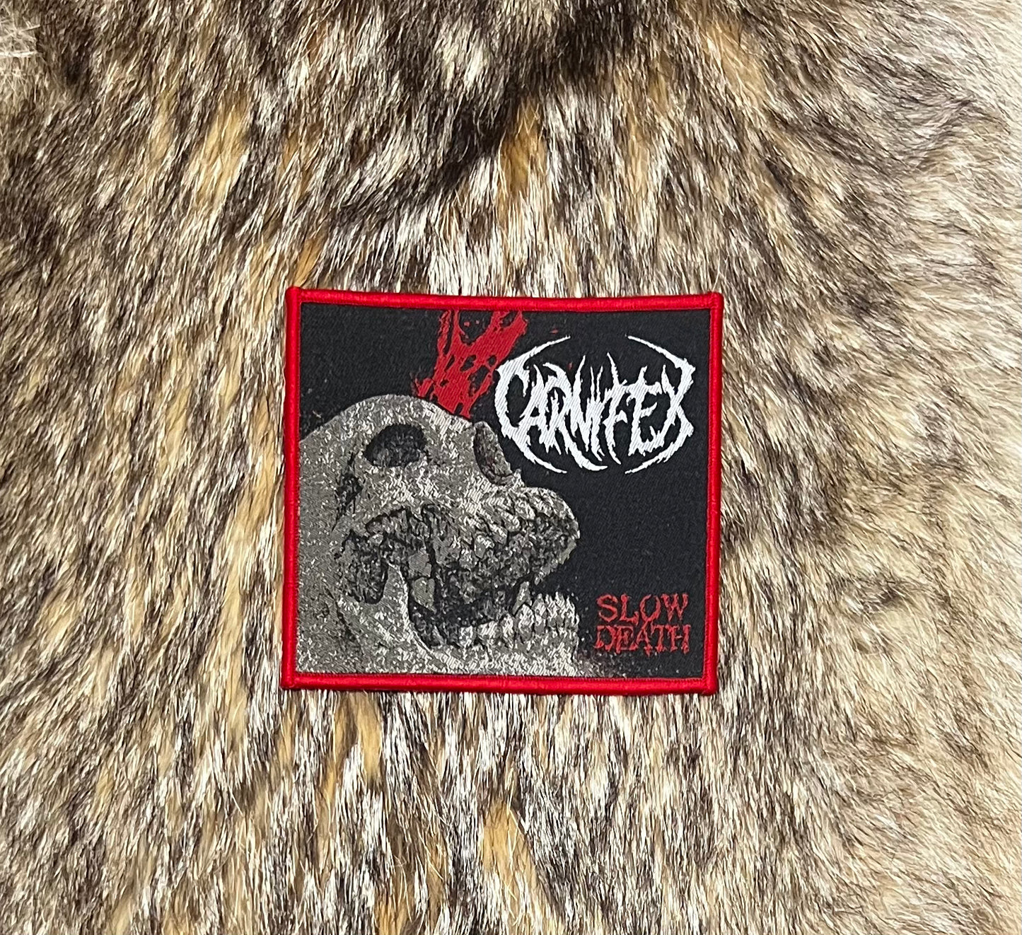 Carnifex - Slow Death Black Border Patch