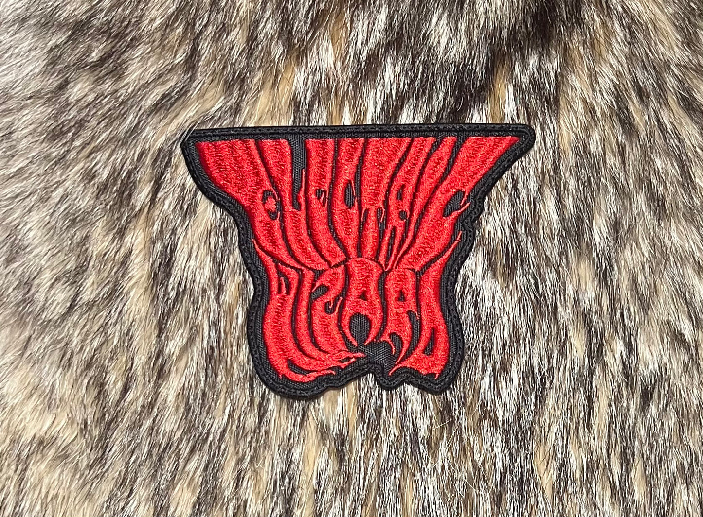 Electric Wizard - Cut Out Red Logo Patch