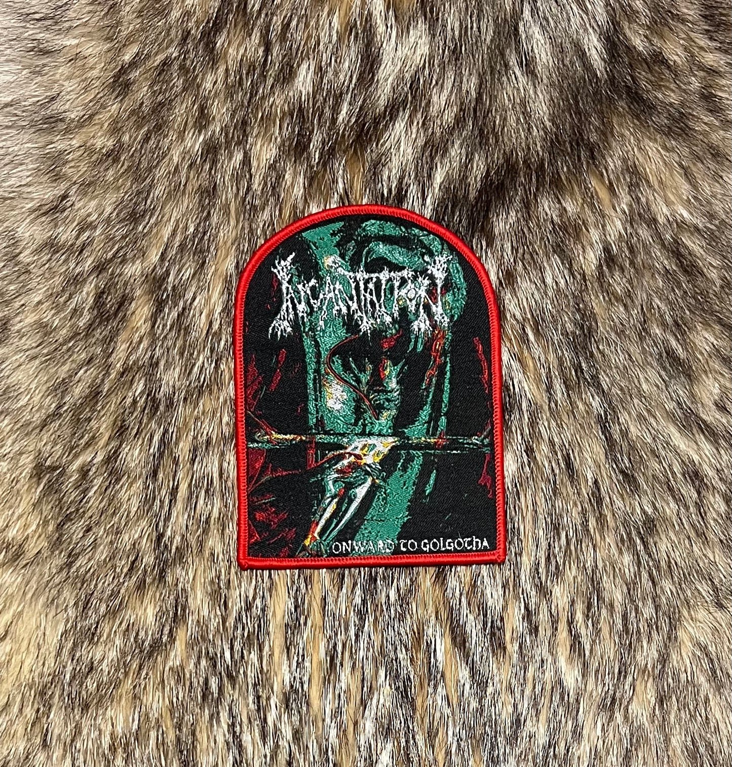 Incantation - Onwards to Golgotha Arched Patch