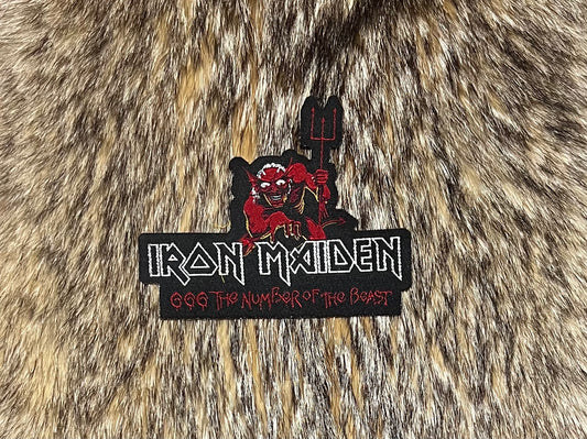 Iron Maiden - Number of the Beast Cut Out Patch