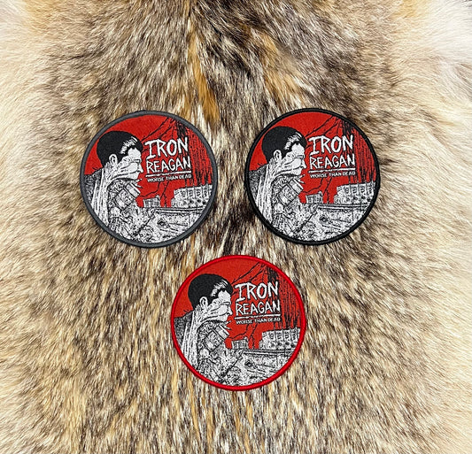 Iron Reagan - Worse Than Dead Circular Patch
