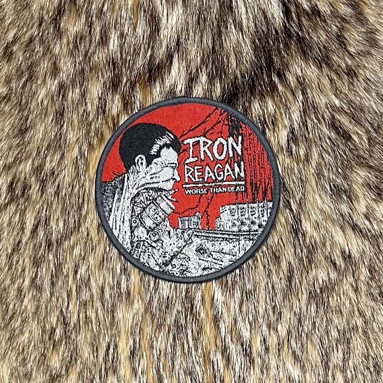 Iron Reagan - Worse Than Dead Circular Patch
