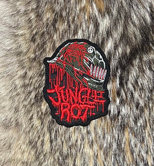 Jungle Rot - Terror Reign Cut Out Woven Patch