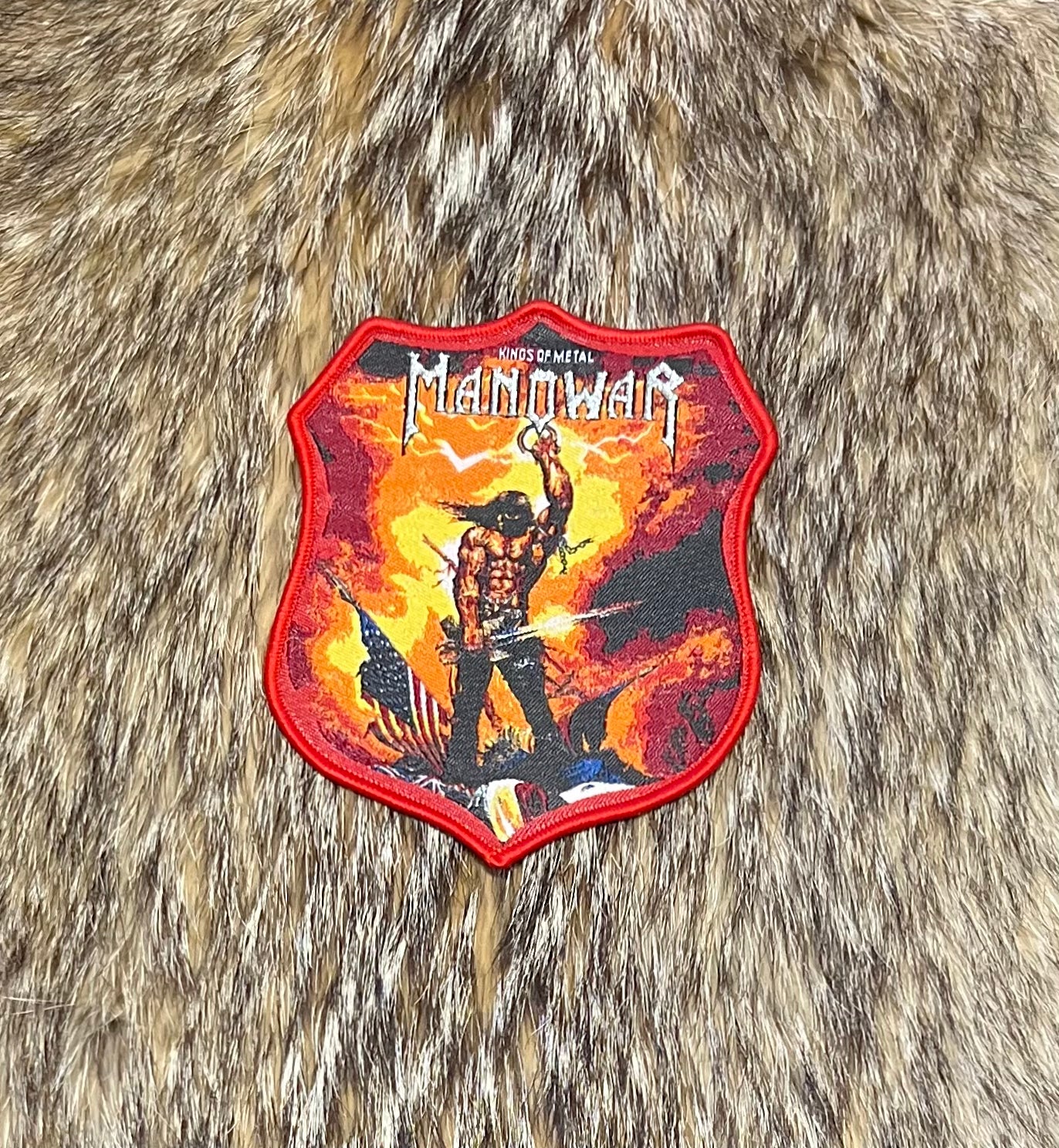 Manowar - Kings of Metal Shield Patch