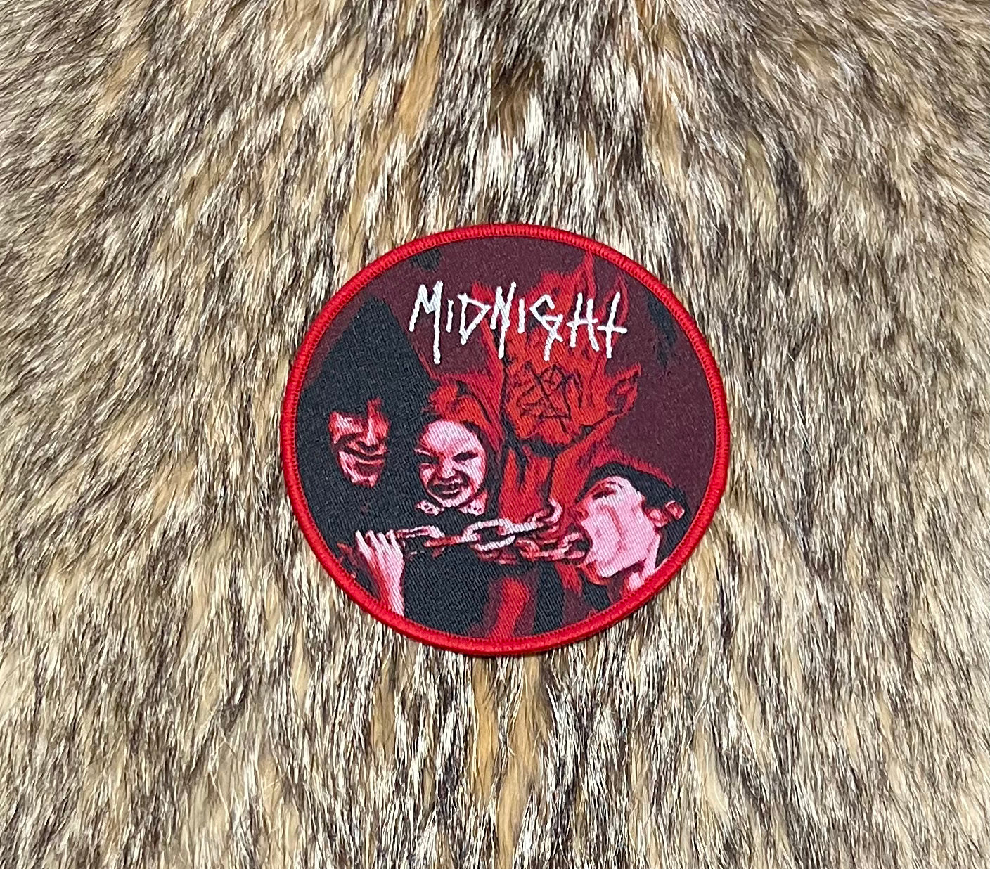 Midnight - No Mercy for Mayhem Circular Patch