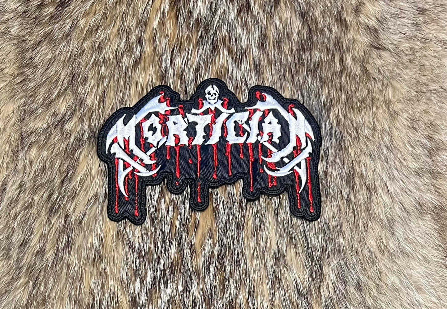Mortician - Shaped Logo Patch
