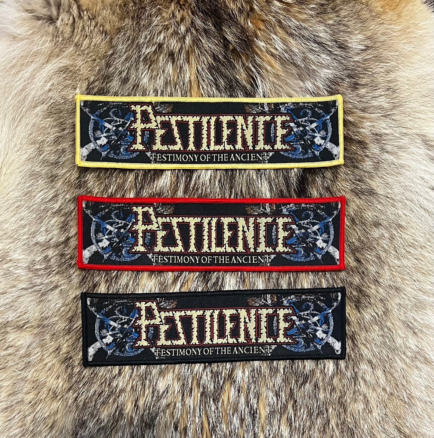 Pestilence - Testimony Of The Ancients Strip Patch
