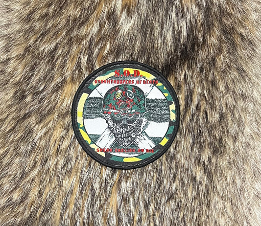 S.O.D. - Speak English or Die Circular Patch