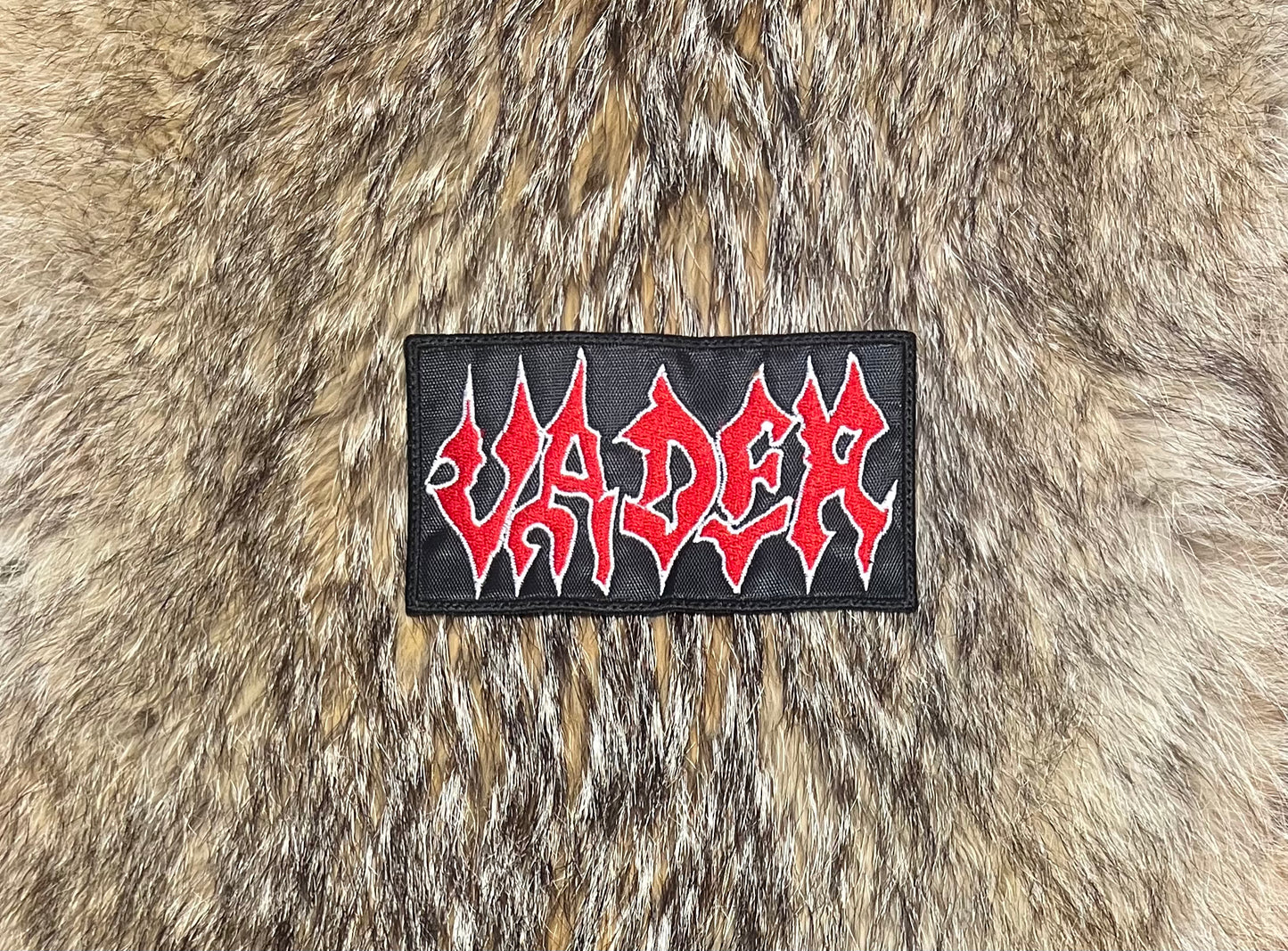 Vader - Red & White Logo Patch