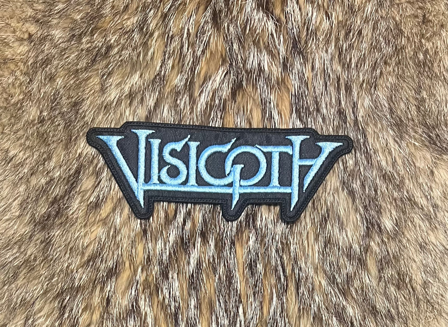 Visigoth - Baby Blue Cut Out Logo Patch