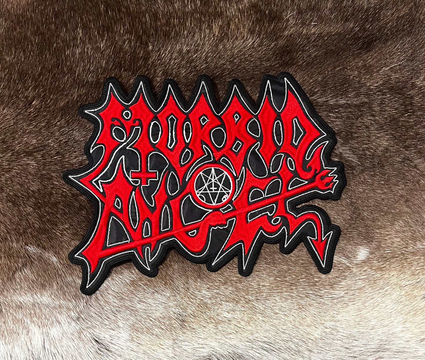 Morbid Angel - Cut Out Logo Large Patch