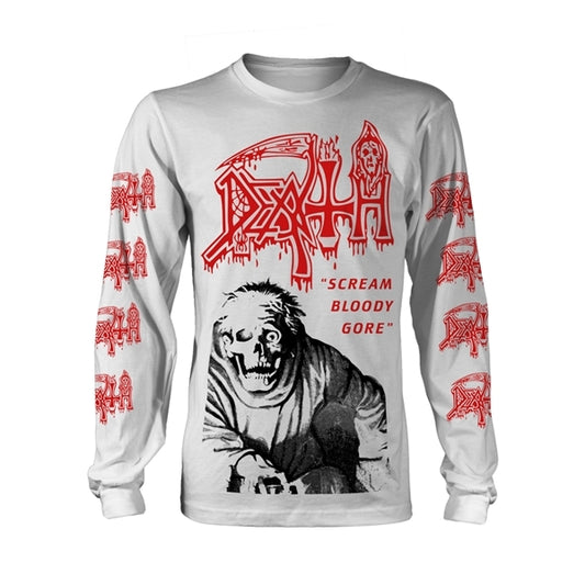 Death - Scream Bloody Gore Vintage Wash Long Sleeve Shirt