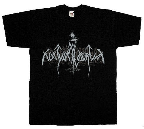Nokturnal Mortum - Grey New Logo Short Sleeved T-shirt
