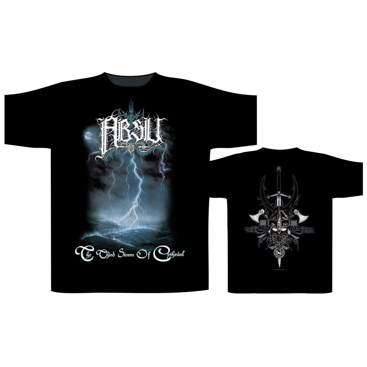 Absu - Third Storm Of Cythraul 2021 Short Sleeved T-shirt