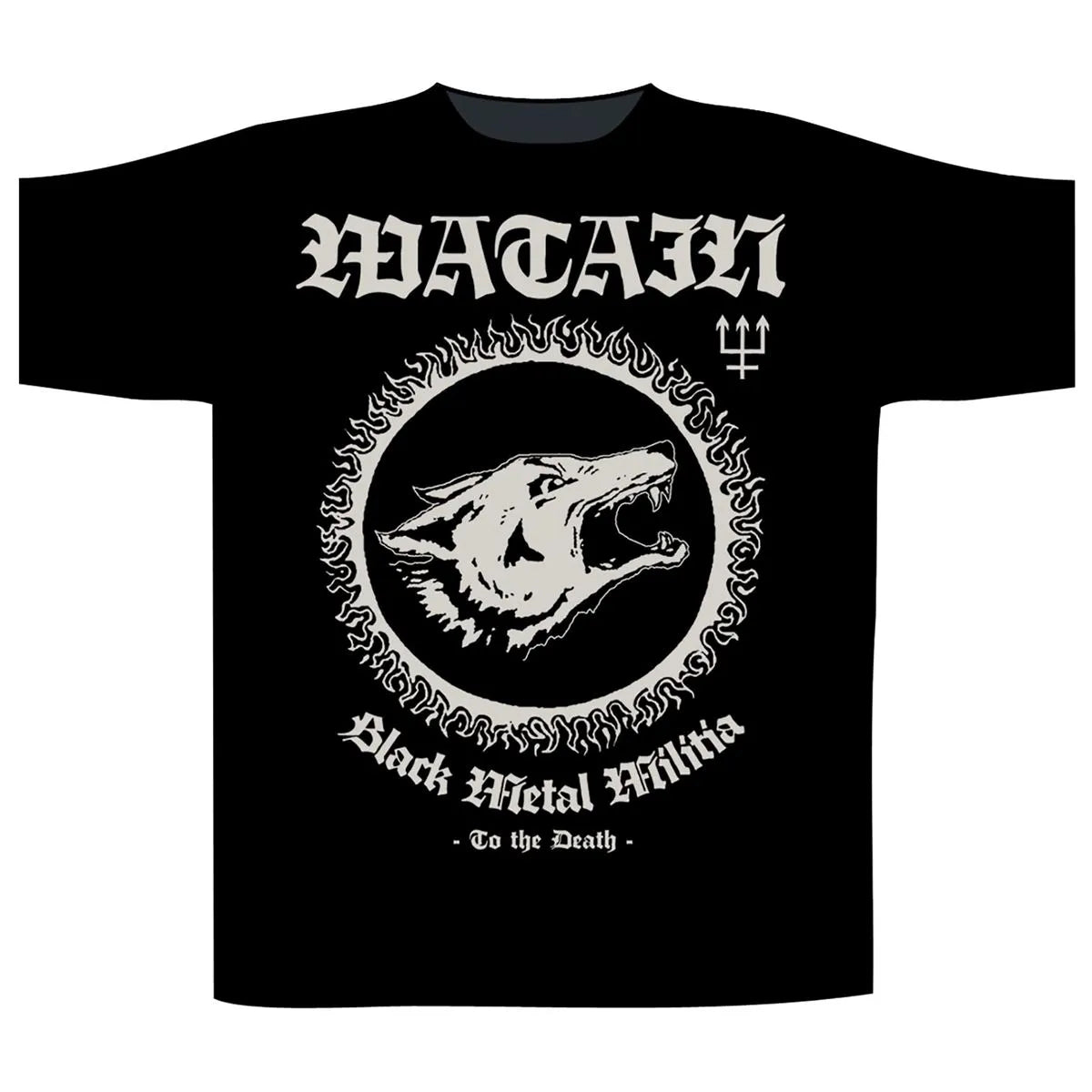 Watain - Black Metal Militia Short Sleeved T-shirt