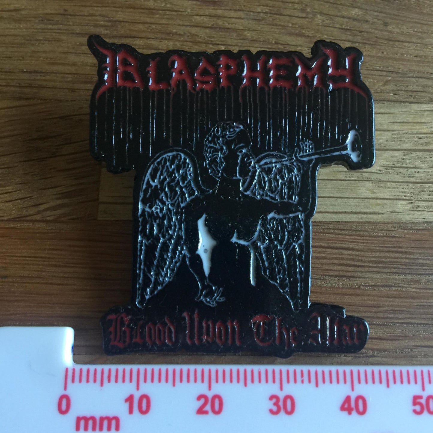 Blasphemy - Blood Upon the Altar Metal Pin