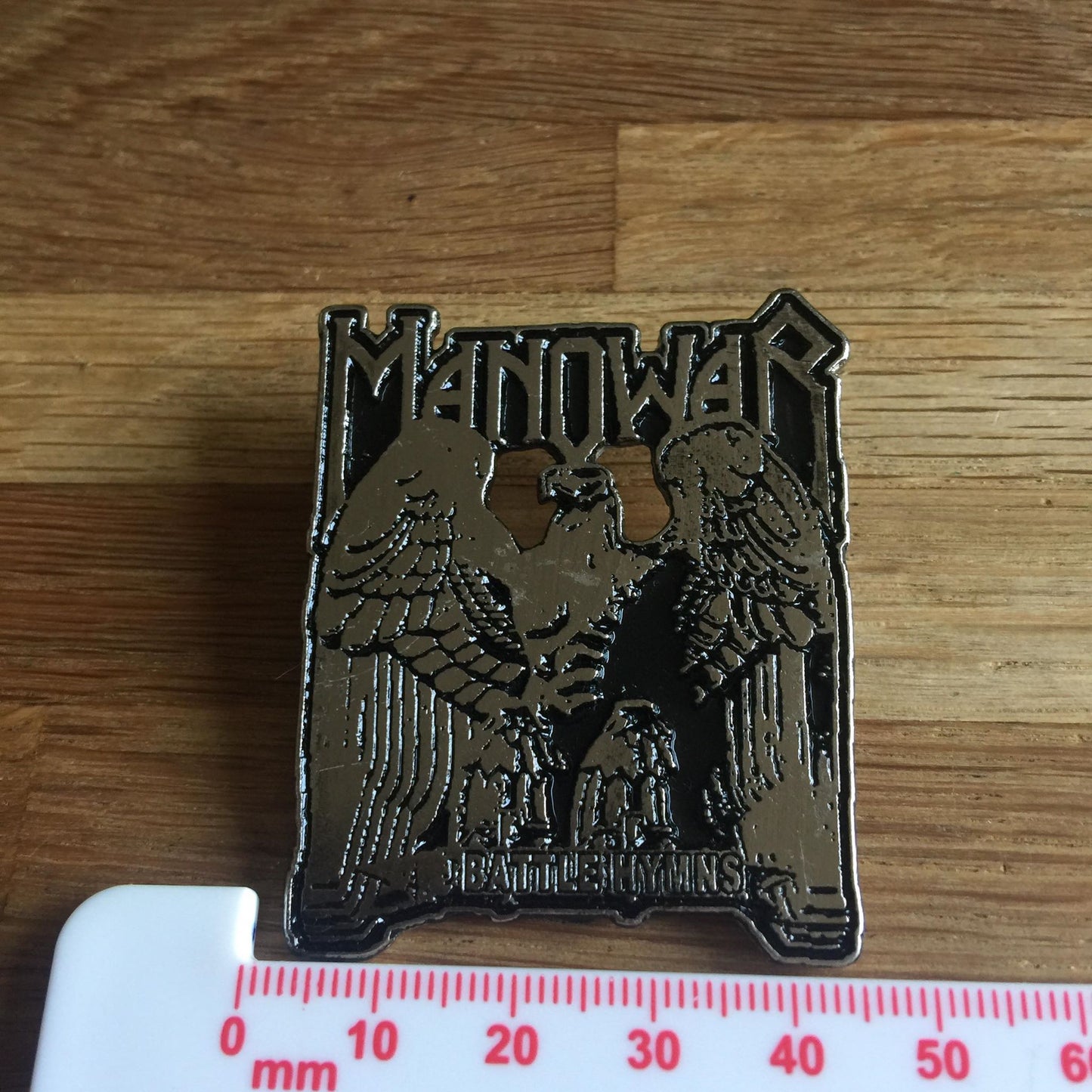 Manowar - Battle Hymns Metal Pin