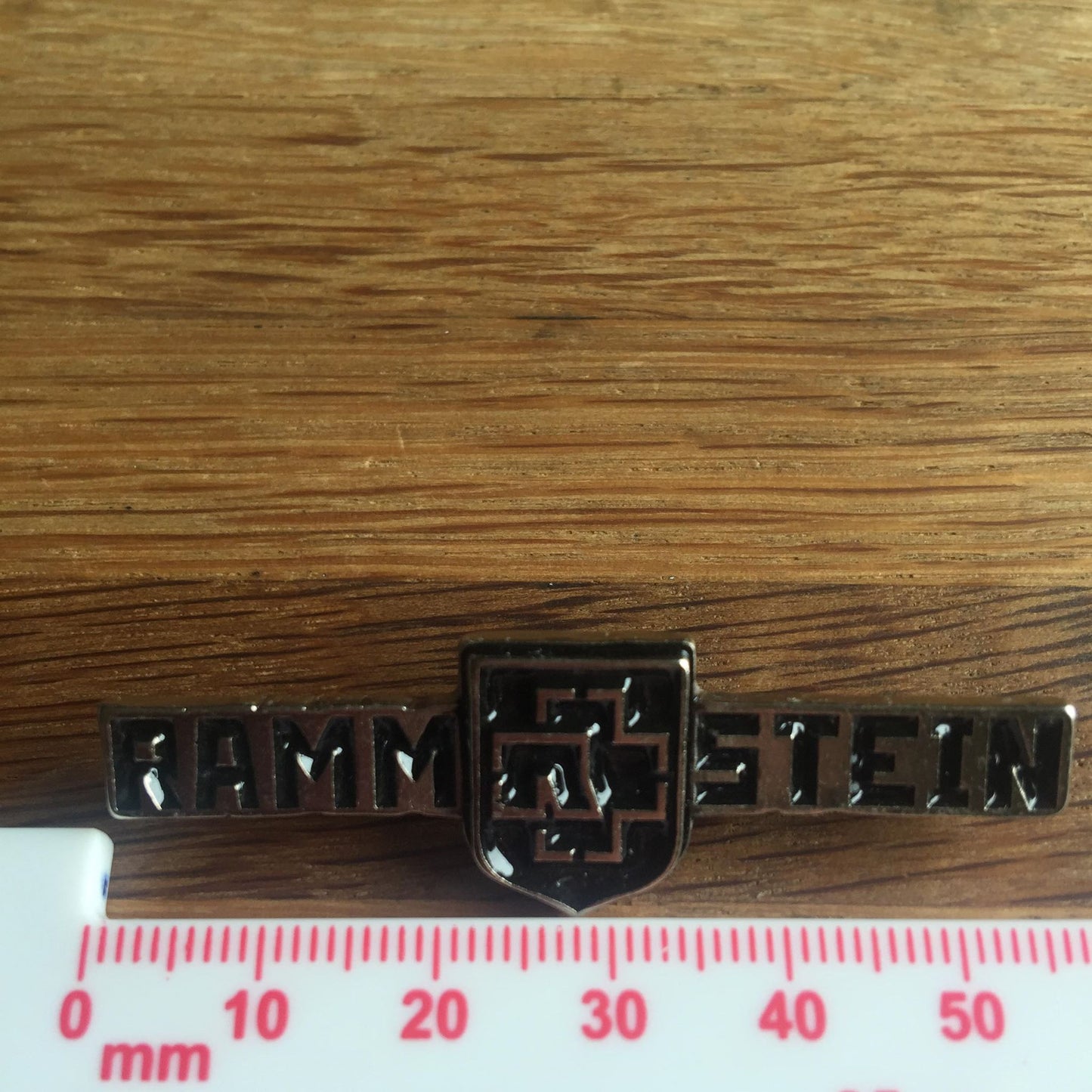 Rammstein - Shield Black 3D Metal Pin