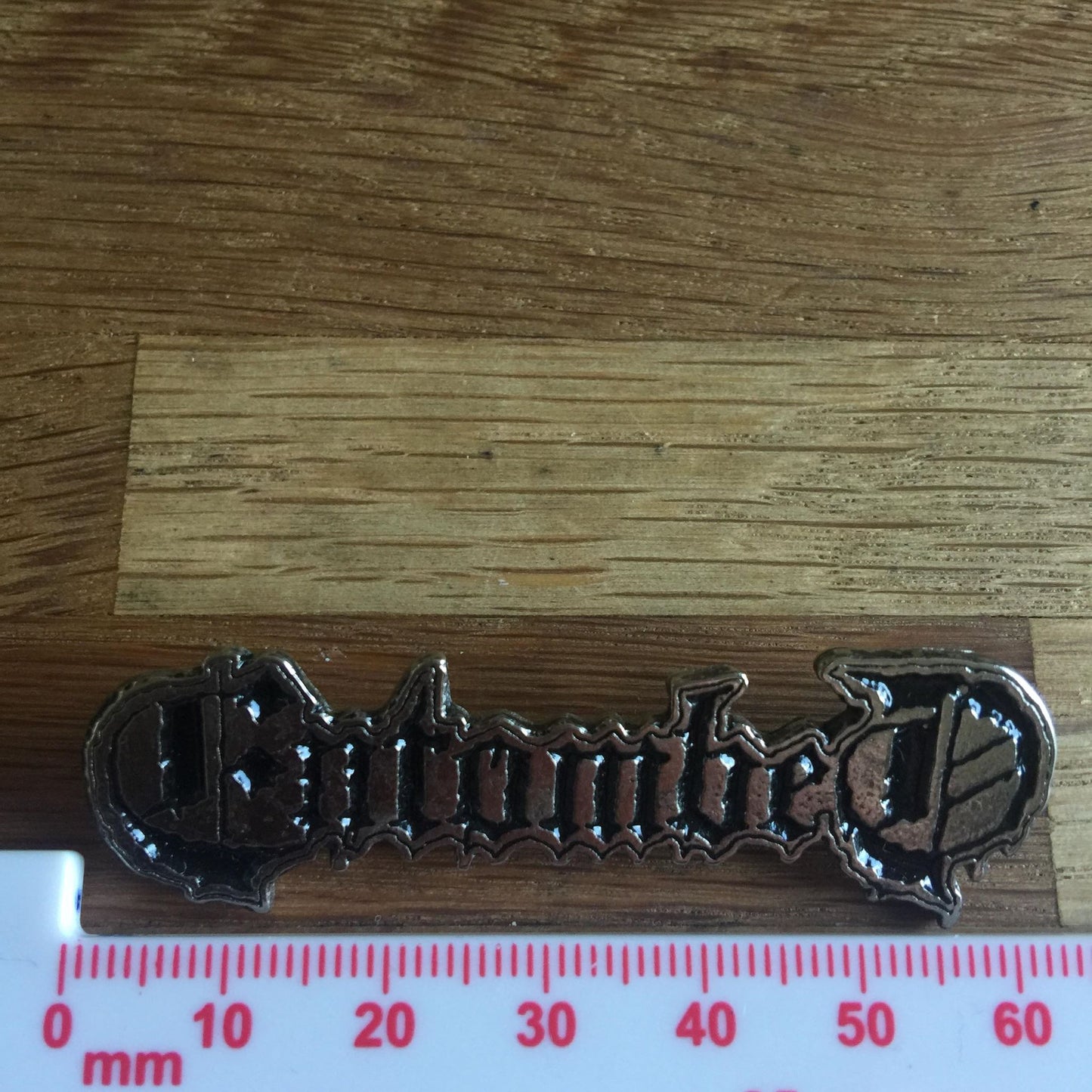 Entombed Logo Metal Pin