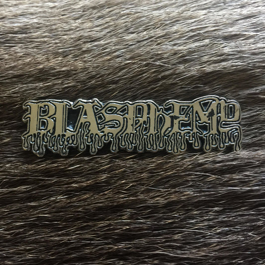 Blasphemy Logo Metal Pin
