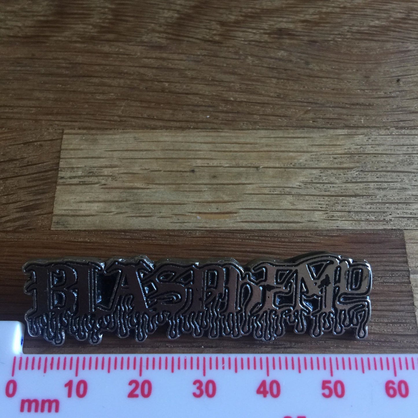 Blasphemy Logo Metal Pin