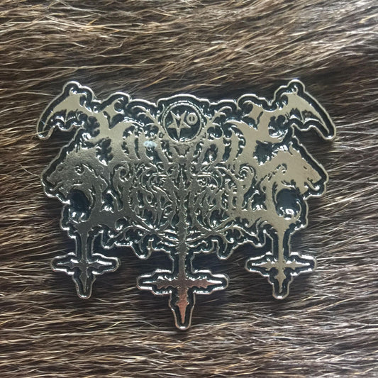 Satanic Warmaster - Werewolf Logo Metal Pin