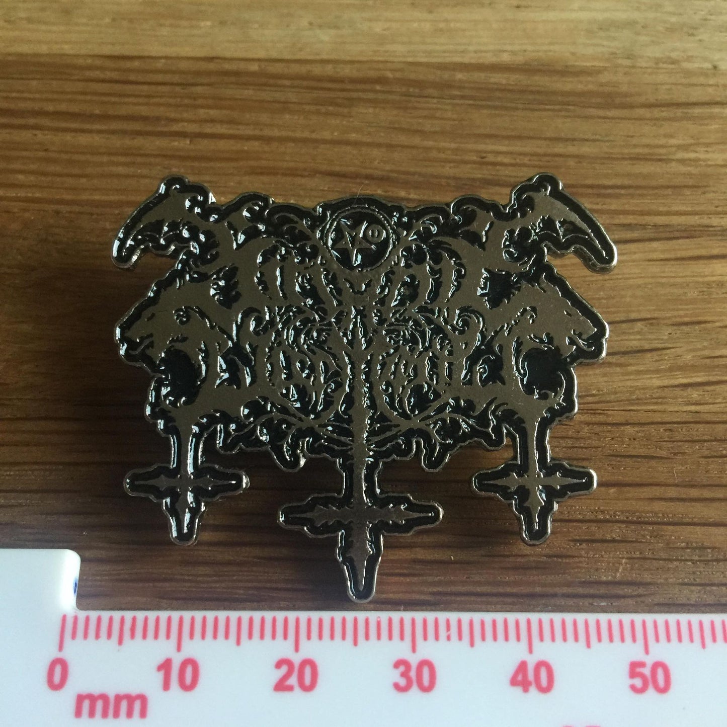 Satanic Warmaster - Werewolf Logo Metal Pin