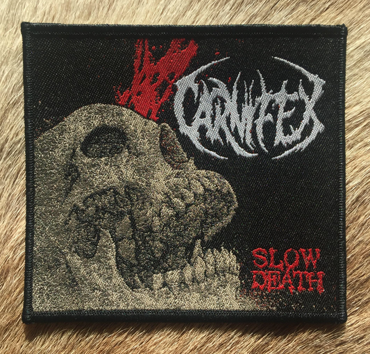 Carnifex - Slow Death Black Border Patch