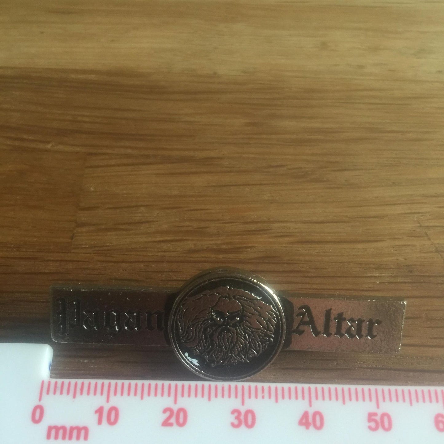 Pagan Altar Logo Metal Pin
