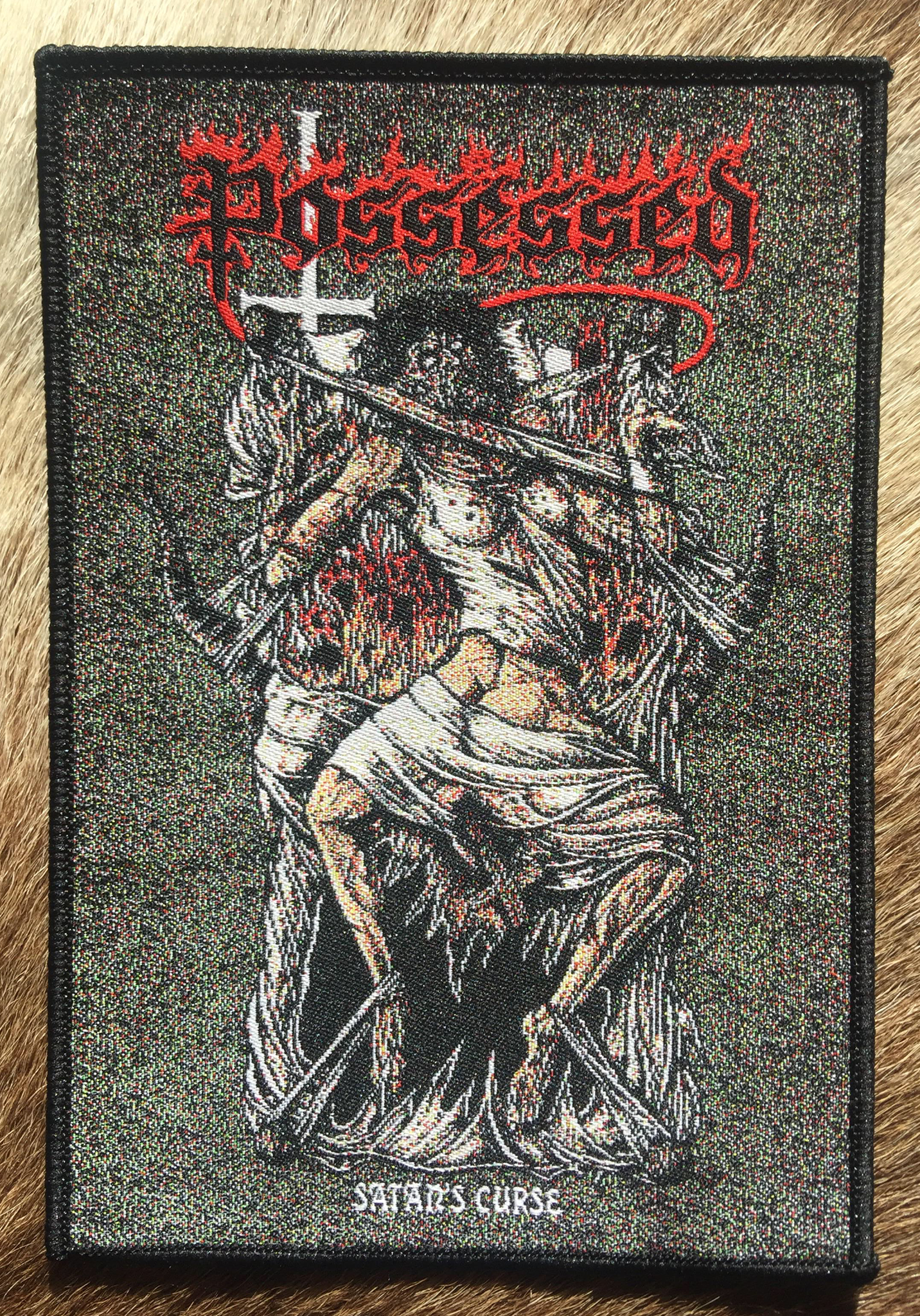 Possessed - Curse of Satan Black Border Patch