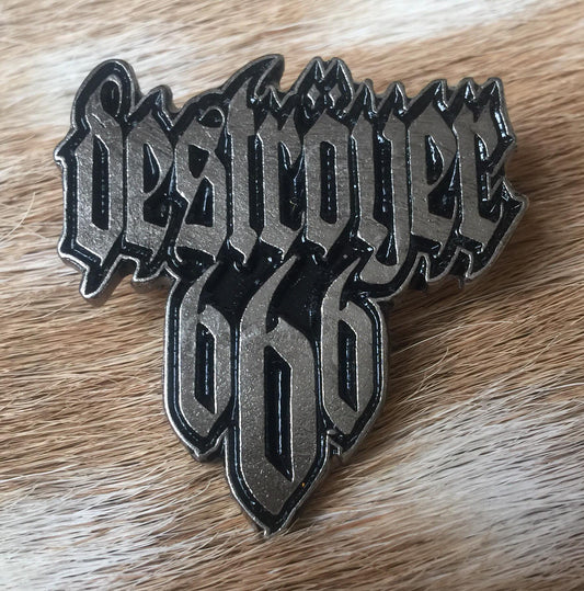 Destroyer 666 - Logo Metal Pin