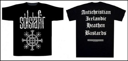 Solstafir - Icelandic Heathen Bastards  Short Sleeved T-shirt