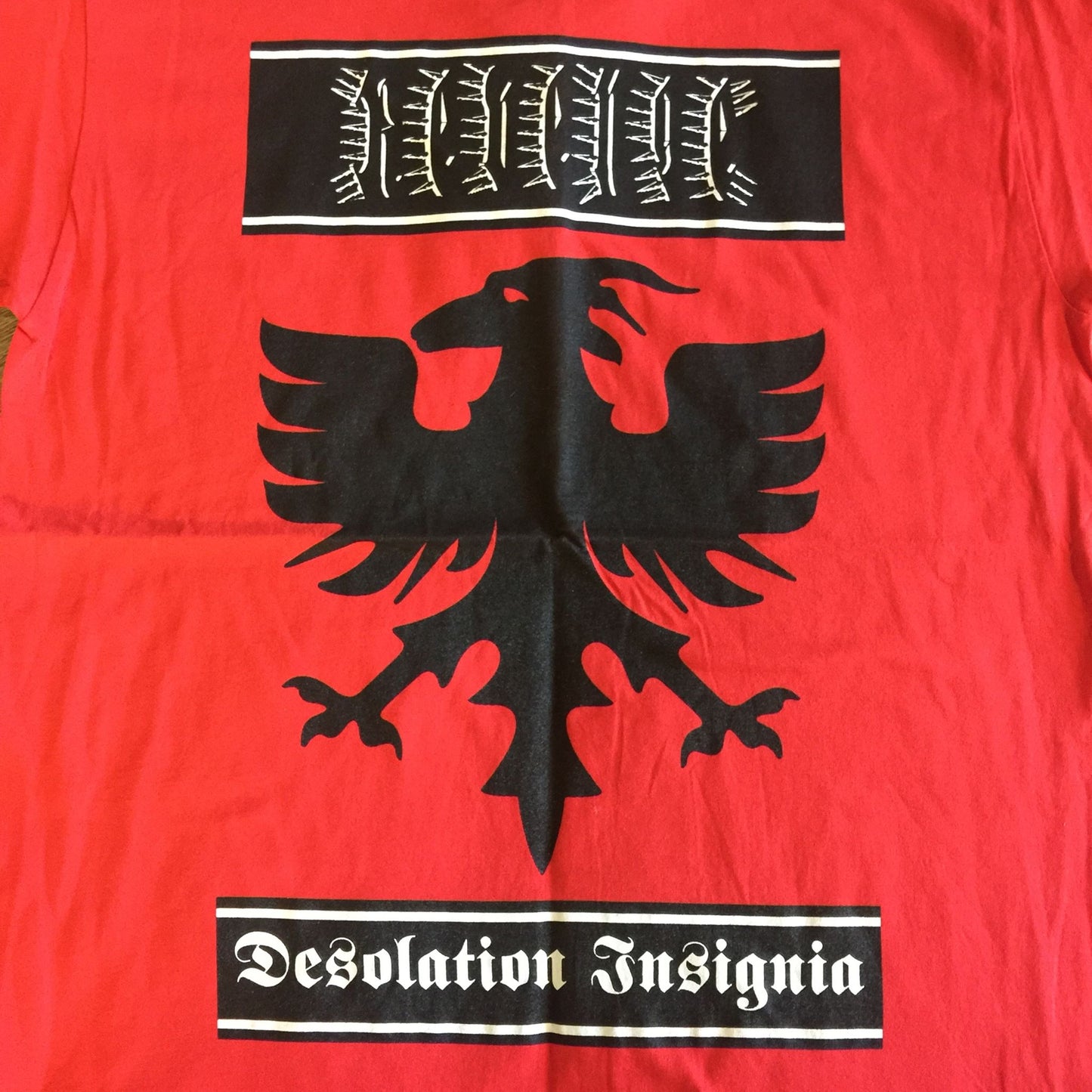 Revenge - Desolation Insignia Red Short Sleeved T-shirt - last one!