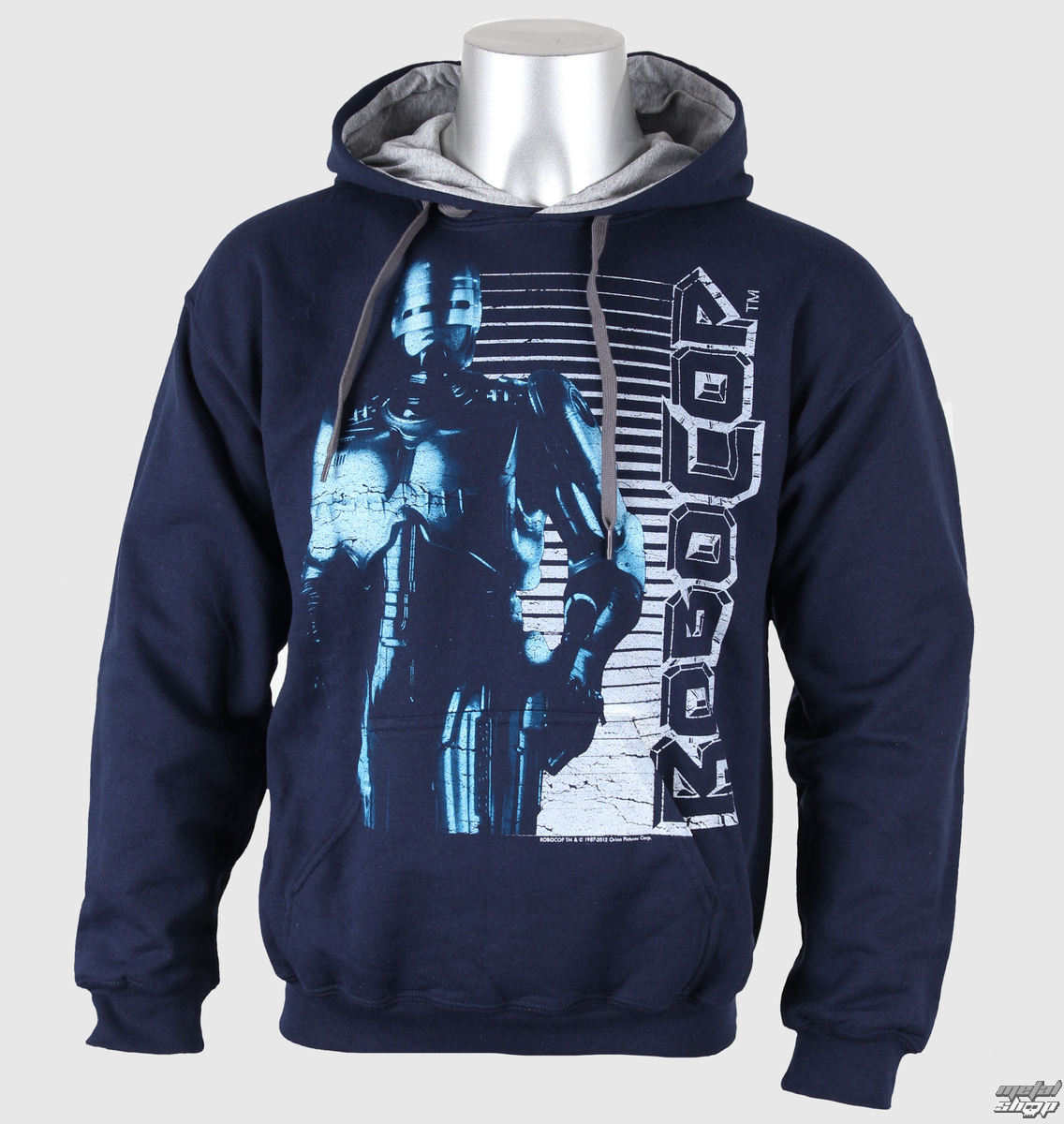 Robocop - Vintage Navy Blue Hooded Top
