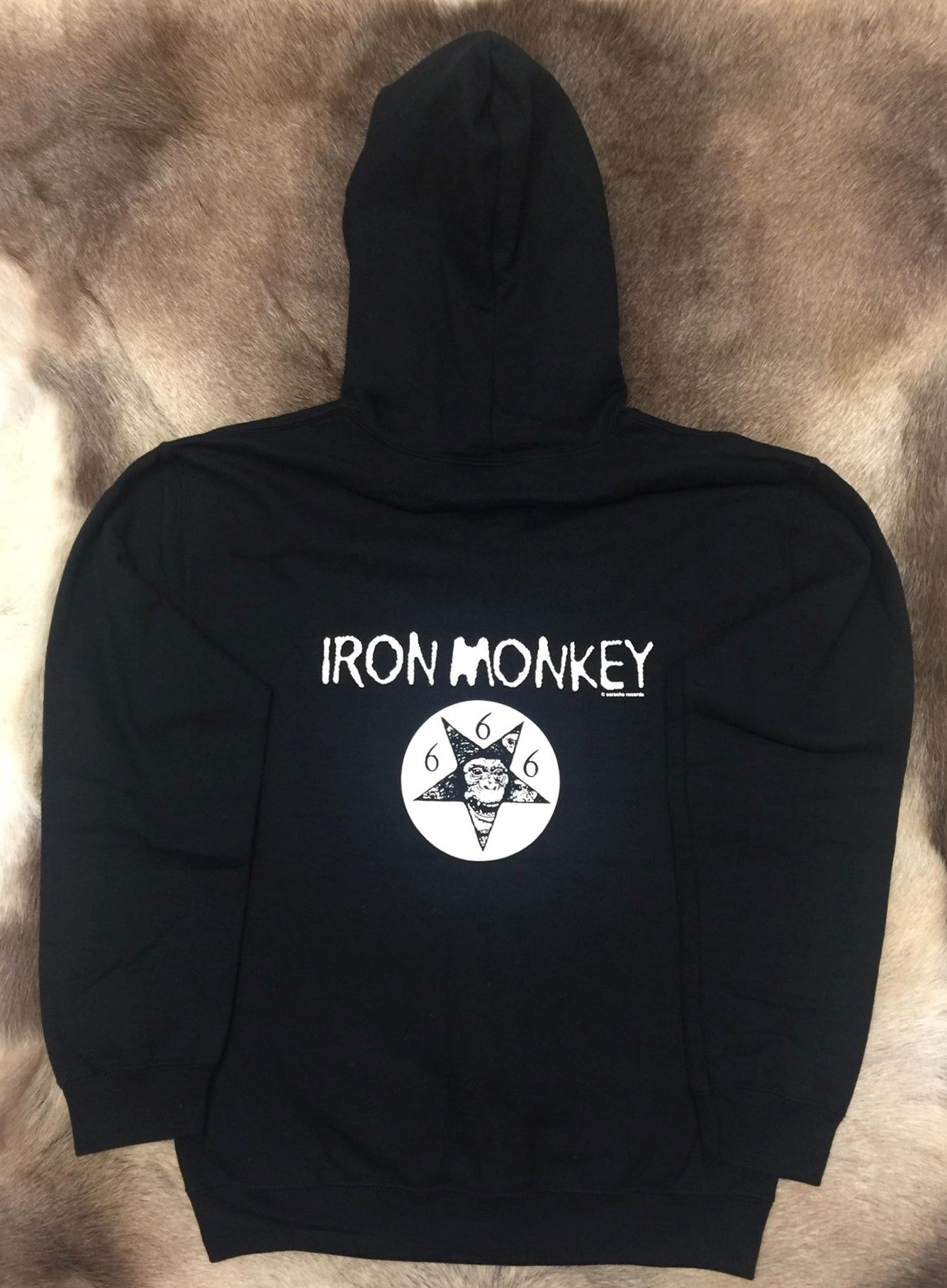 Iron Monkey - Monkeygram Hooded Top