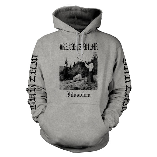 Burzum - Filosofem 2018 Grey Hooded Sweatshirt
