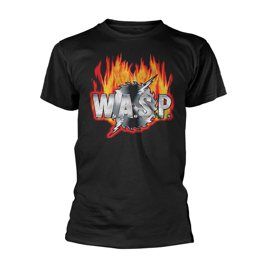 W.A.S.P. - Sawblade Logo Short Sleeved T-Shirt