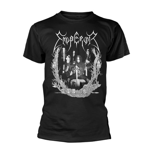 Emperor - Nightside Old School Band Photo Short Sleeved T-shirt