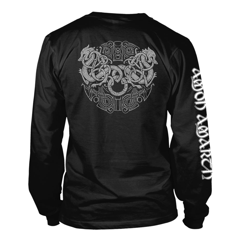Amon Amarth - Grey Skull Long Sleeve Shirt