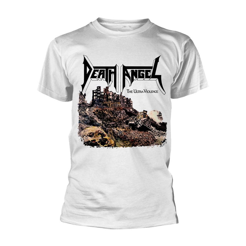 Death Angel - The Ultra-Violence White Short Sleeved T-Shirt