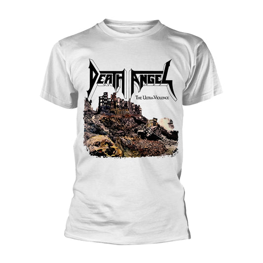 Death Angel - The Ultra-Violence White Short Sleeved T-Shirt