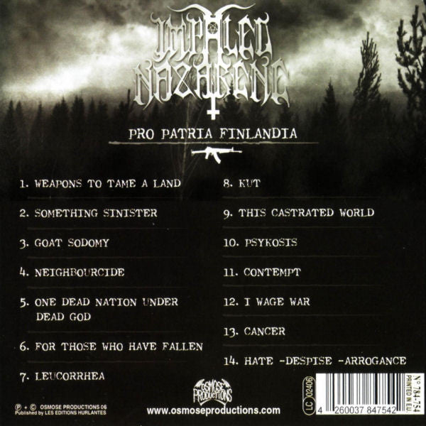 Impaled Nazarene - Pro Patria Finlandia Digipak CD